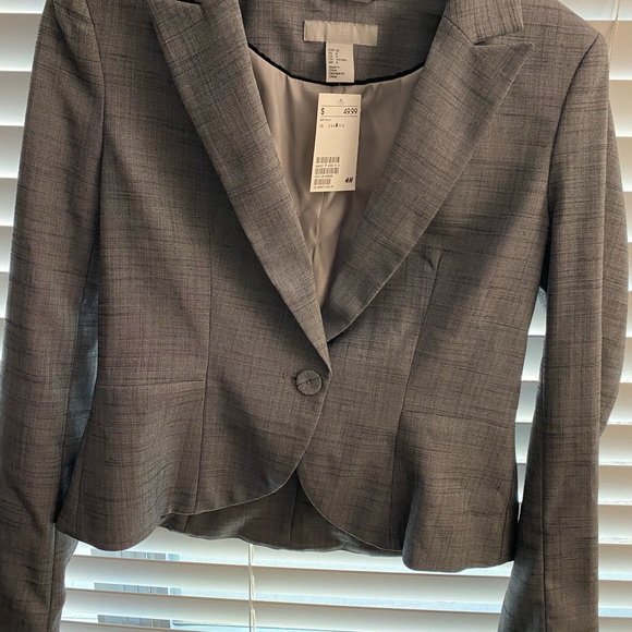 Never been worn Gray Blazer - Picture 3 of 3